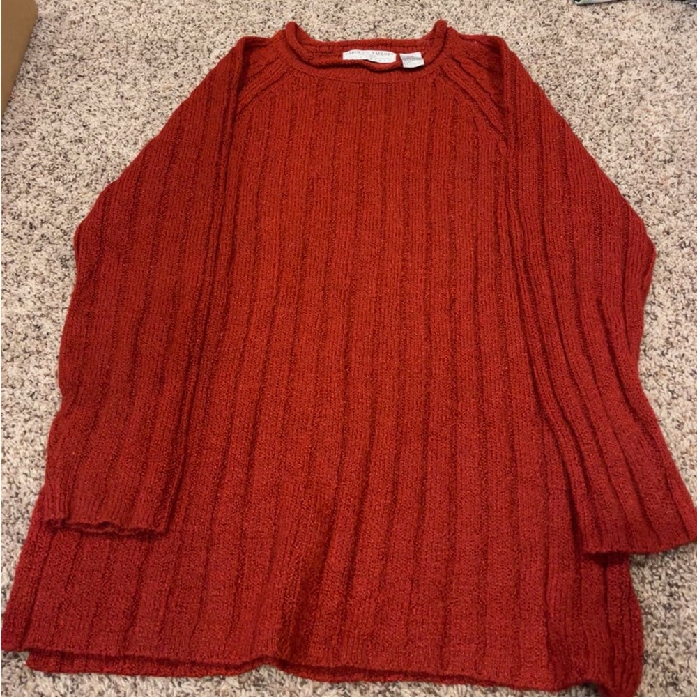 Carolyn Taylor Red Women’s Sweater Size M/M